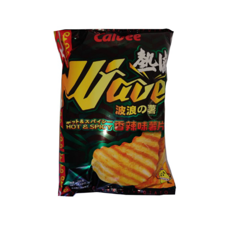 卡樂b熱浪香辣波浪薯片200g