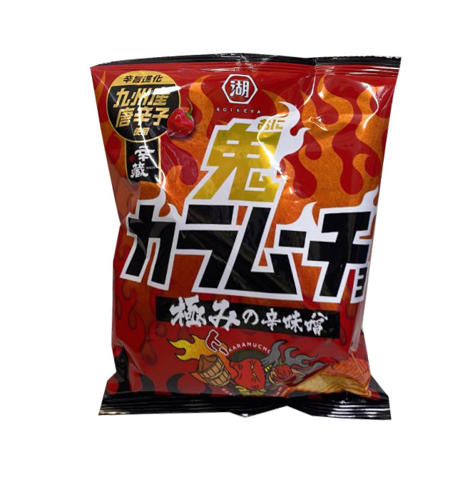 湖池屋鬼辣薯片(辛味噌)60g